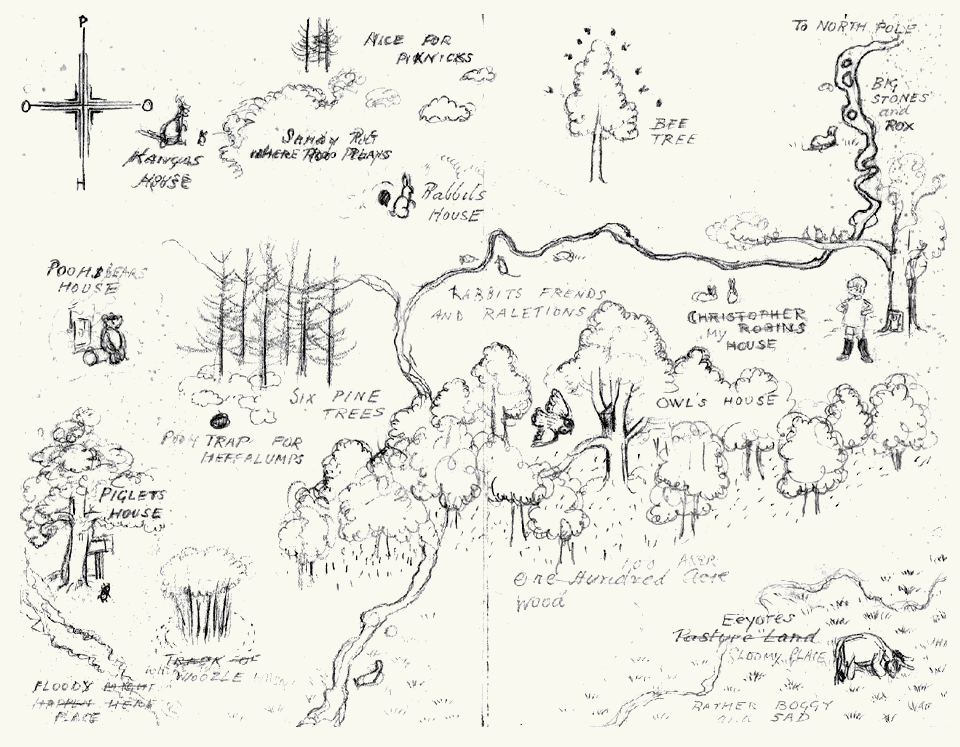 mapa Stokorcového lesa